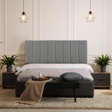 Imagem de Cabeceira Modulada Adesiva Estofada Carla Casal - Kit 7 Placas - Click