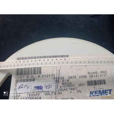 Imagem de 10x Capacitor 0,5pf/50v 0402 Smd 0,5x1mm Np0 Darfon