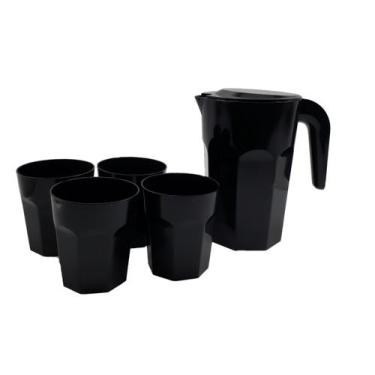 Imagem de Jogo de jarra e copos 5 peças Kit Mesa - Dehaus