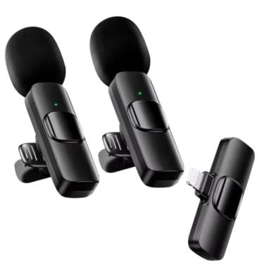 Imagem de Microfone de Lapela Sem Fio Profissional Bluetooth Kit com 1 Transmissor e Microfone, Redução de Ruído, 10h Bateria, Compatível com iPhone e Câmeras (Linha Premium Creator)