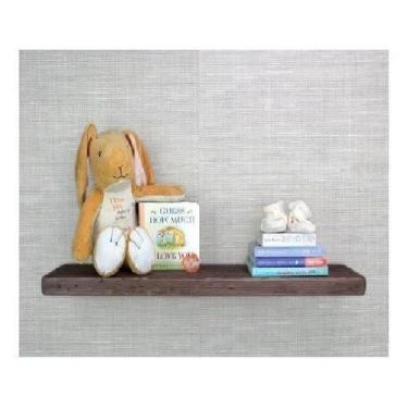 Imagem de Prateleira 60X20 Suporte Invisível Madeira Maciça - Loja Do Pinho