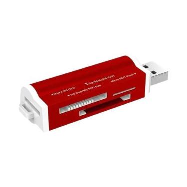 Imagem de Leitor De Cartão De Memória Multi USB 20 De Alta Velocidade Para Micro