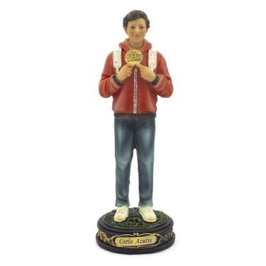 Imagem de Imagem Beato Carlo Acutis Importado Resina 20 Cm - Amém Decoração Reli