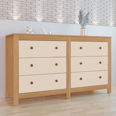 Imagem de Cômoda Alessia100% MDF Tuboarte 6 Gavetas