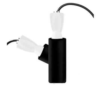 Imagem de Pula Corda corda de Pular Profissional Fitness e Emagrecimento Queima Calorias com Rolamento Suave(1,preto)