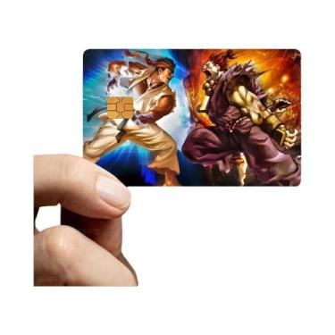 Imagem de Street Fighter Poker Adesivo Filme Fita À Prova D'água Para Cartão De 