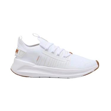 Imagem de PUMA Tênis de corrida masculino Softride Symmetry Fuzion, Branco/cinza vapor/chiclete, 42