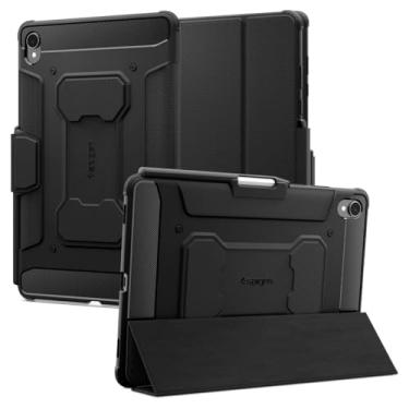 Imagem de Spigen Capa protetora Rugged Armor Pro com dobra tripla para Galaxy Tab S11 (2025), 28 cm, preta