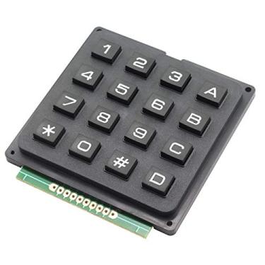 Imagem de Tegg 1 teclado 4x4 MCU matriz de javali comutador tátil 16 botões para Arduino
