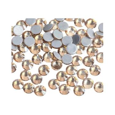 Imagem de Strass Termocolante DMC Cor Verde Vulcão Hot Fix Cristal Para Costura 