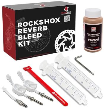 Imagem de Kit de sangria esportiva RSN para RockShox Reverb, Reverb Stealth, Reverb 1x e X-Loc com fluido Reverb genuíno