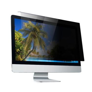 Imagem de Protetor de tela de privacidade para computador de 60 cm para monitores 16:9 - Protetor de tela com bloqueio de luz azul Painel de filtro de privacidade para desktop, laptop e monitores widescreen