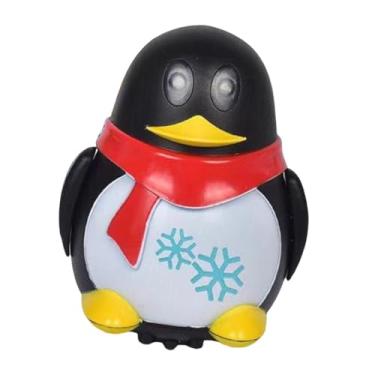 Imagem de MERIGLARE Mini robô indutivo pinguim sua caneta para desenhar linhas brinquedo interativo criativo para educação infantil a partir de 3 anos, Preto