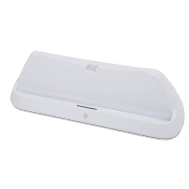 Imagem de RiToEasysports Titular da Base do Console de Jogo ABS Material Dinâmico RGB Efeitos de Iluminação para PS Portal para Jogadores Em Movimento (Branco)