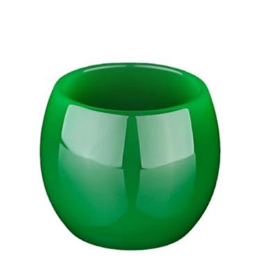 Imagem de Copo de porcelana de jade copo de mérito de vidro retrô Cha Wan xícara mestre verde escuro para xícara de chá chinesa