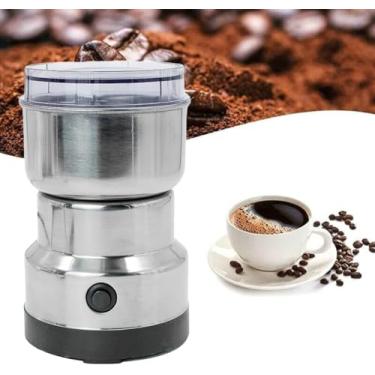 Imagem de Moedor de Café Elétrico Triturador de Grãos, Sementes, Especiarias, Temperos, Ervas Secas, Portátil e Rápido com Lâminas Inox, Tampa Transparente, Baixo Ruído, Uso Doméstico e Cozinha STO1541V110