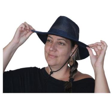 Imagem de Chapéu Feminino Praia Poliéster Ajustável - 7cm Aba