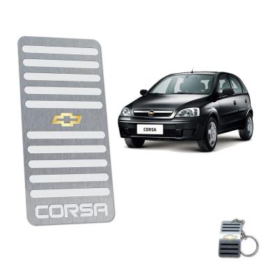 Imagem de Descanso De Pé Em Aço Inox Corsa 2002 A 2012 Aço Inox