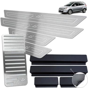 Imagem de Descanso Soleira Inox Jac J6 2011 A 2016 Prata Baixo Relevo