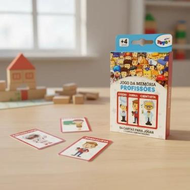 Imagem de Jogo Da Memória Infantil Profissões Educativo Cartas Mini Toys