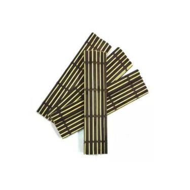 Imagem de Kit 4 Jogo Americano Esteira De Mesa Bambu Cozinha 30X38Cm