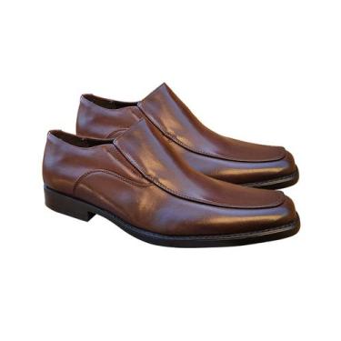 Imagem de Sapato masculino formal sem cadarço Coffee 3225 - Lightbek Official St