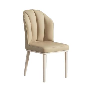 Imagem de MZYSGFCY Cadeira de moda com encosto alto, cadeiras de sala de jantar para cozinha e sala de jantar, conjunto de 4 cadeiras para sala de estar, cadeiras de sala de jantar estofadas para cozinha com