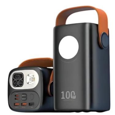 Imagem de Power Bank Portátil 60000mAh, 100W Turbo, Carregador para Múltiplos Dispositivos, Mini Starlink, Celular, Tablet, Caixa de Som