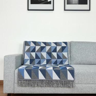 Imagem de Manta Jacquard Misto com Franja 1,40 x 1,60 - Dallas Marinho - Home Fe