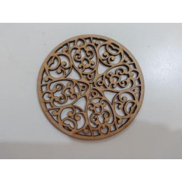 Imagem de Mandala mod.54 MDF cru - Arte telas Brasil, M