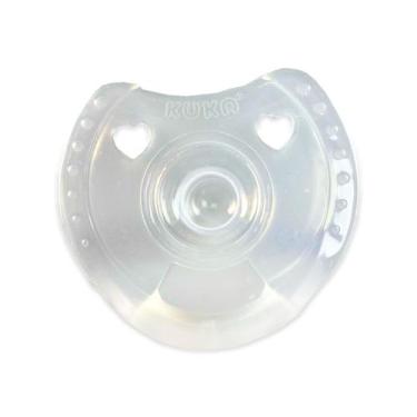 Imagem de Kit Com 2 Chupeta Kuka Baby Silicone Soft Confort T2, TRANSPARENTE