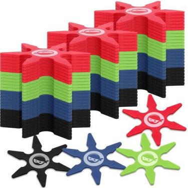 Imagem de Brinquedos de arremesso de espuma Chivao Ninja Foam Star 10 cm 24 unid