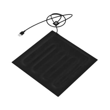 Imagem de KiBcsLic Tapete de aquecimento para répteis, tapete de aquecimento para terrário, aquecedor de terrário, almofada de portátil à prova d'água, de para, 30cmx30cm