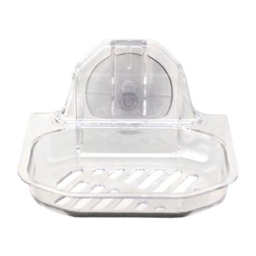 Imagem de Saboneteira Porta Sabonete de Parede com Ventosa Modelo(Cristal (transparente))