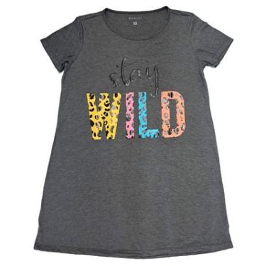 Imagem de SLEEPSHIRT M/C, EM MALHA POLIESTER COM VISCOSE, REF K440 STAY WILD G