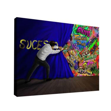 Imagem de Quadro Cortina Do Sucesso -- Br Artes