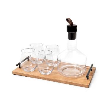 Imagem de Conjunto Copa E Cia Bandeja E Jarra Com 4 Copos