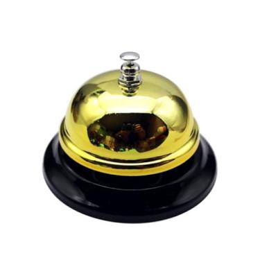 Imagem de Campainha de chamada de 8 cm de diâmetro de restaurante, bar, mesa de serviço, sino, cozinha, hotel, balcão, recepção, sinos, recepção