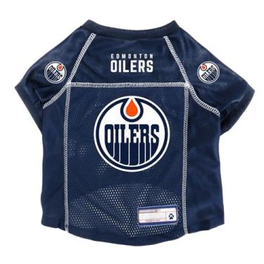 Imagem de Littlearth Camiseta para animais de estimação Edmonton Oilers, cor do time, grande