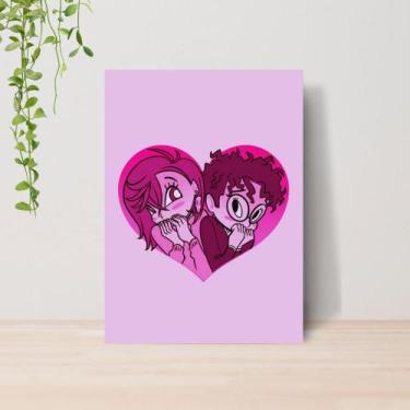 Imagem de Quadro Dan da Dan Anime A4  Placa MDF 05 - Lomi Art