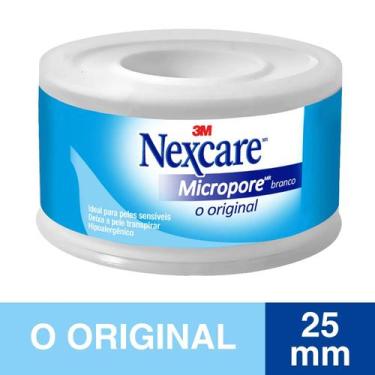 Imagem de FITA MICROPOROSA BRANCO 2,5cm x 4,5m 3M NEXCARE