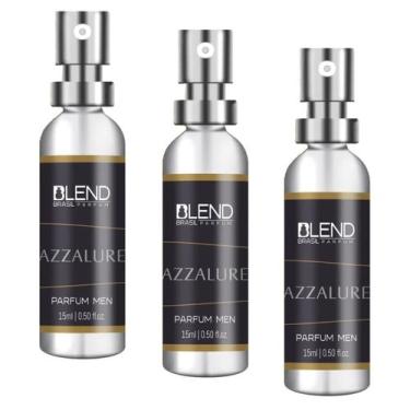 Imagem de +Kit 3 Perfumes Blend 15 ml Masculino Azzalure - Blend Brasil