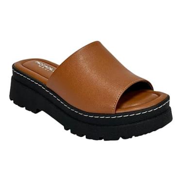 Imagem de Tamanco Piccadilly Nathalia Wide Fit 249002 Ocre