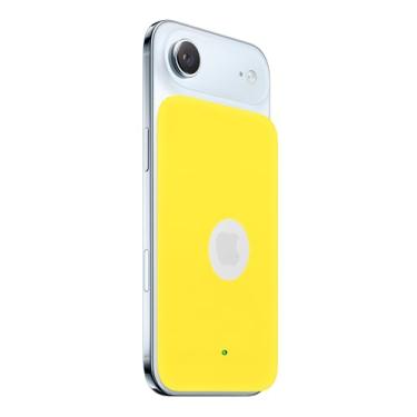 Imagem de FJIASTB Capa para bateria Apple iPhone Air MagSafe (modelo: A3466), capa protetora de silicone macio para crianças, à prova de choque (amarelo)