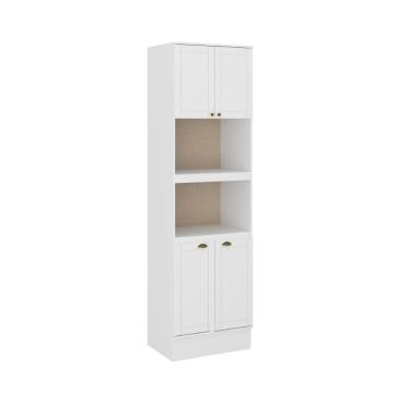 Imagem de Torre Quente 2 Fornos Milla Branco Mdf 70cm Carraro