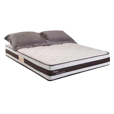 Imagem de Colchão Casal Molas Ensacadas Masterpocket Ness Euro Pillow (138x188x26) - Herval