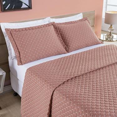 Imagem de Cobre Leito Queen Doroty Micropercal Rosé