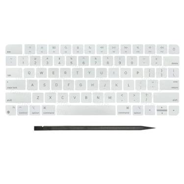 Imagem de GRMTRV Teclado de substituição Conjunto completo de teclas para iMac 61.0 cm Magic Keyboard A2438 A2439 A2449 A2450 A3118 A3203 2021-2024 Ano