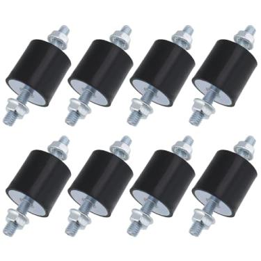 Imagem de Chinflly 8 peças de isolador de borracha M6 amortecedores antivibração para compressor de ar e bomba de água de barco