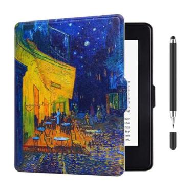 Imagem de Akacy Capa com padrão pintado para Amazon Kindle geração 8ª (versão 2016), modelos SY69JL. fina e leve, à prova d'água (7)